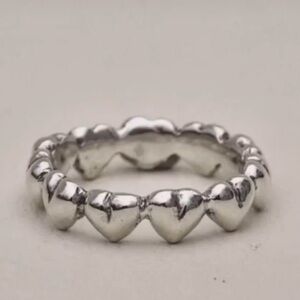 Reposeux/Scarlet C Dancer Puffy Heart Ring, size 6